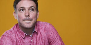 Nick Hoff performing at West River Comedy Club – nationally touring comedian featured on MTV, Netflix, and SiriusXM.